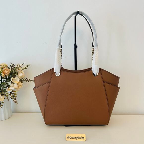 Michael Kors Purse & wallet jet set travel large chain tote shoulder bag - Picture 5 of 12